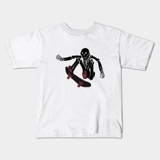Skateboard skeleton Kids T-Shirt